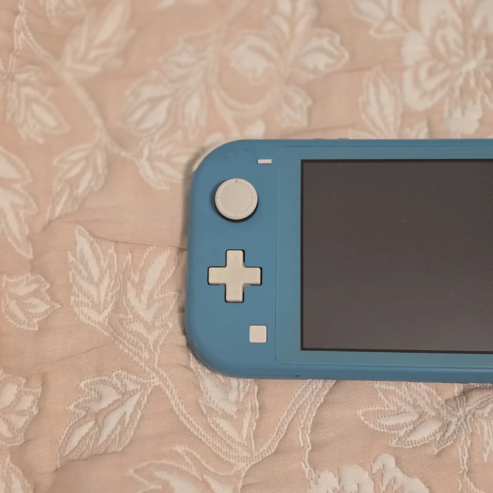 Portable Blue Gaming Console